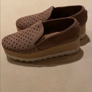 Steve Madden perforated platform